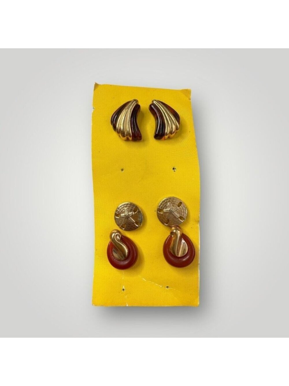 Vintage Avon Earrings Set – 3 Pairs Stud Earrings